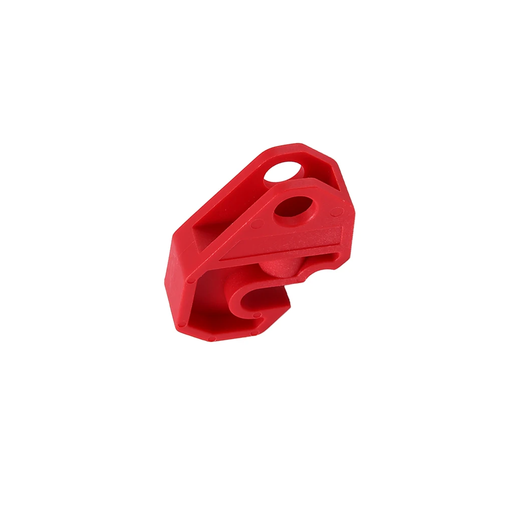 Universal Circuit Breaker Lockout Red with Screw, Locks Out All Miniature ISO/DIN Circuit Breakers