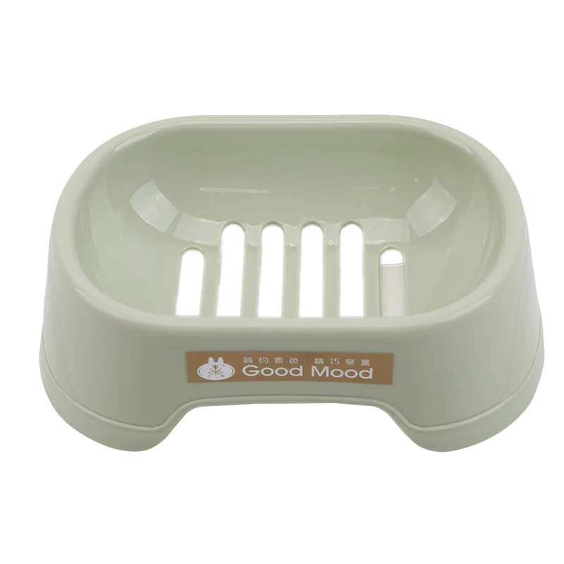 green Creative Drain Soap Box Holder Bathroom Accessories Soap Dish Storage Basket Box Stand - Цвет: green