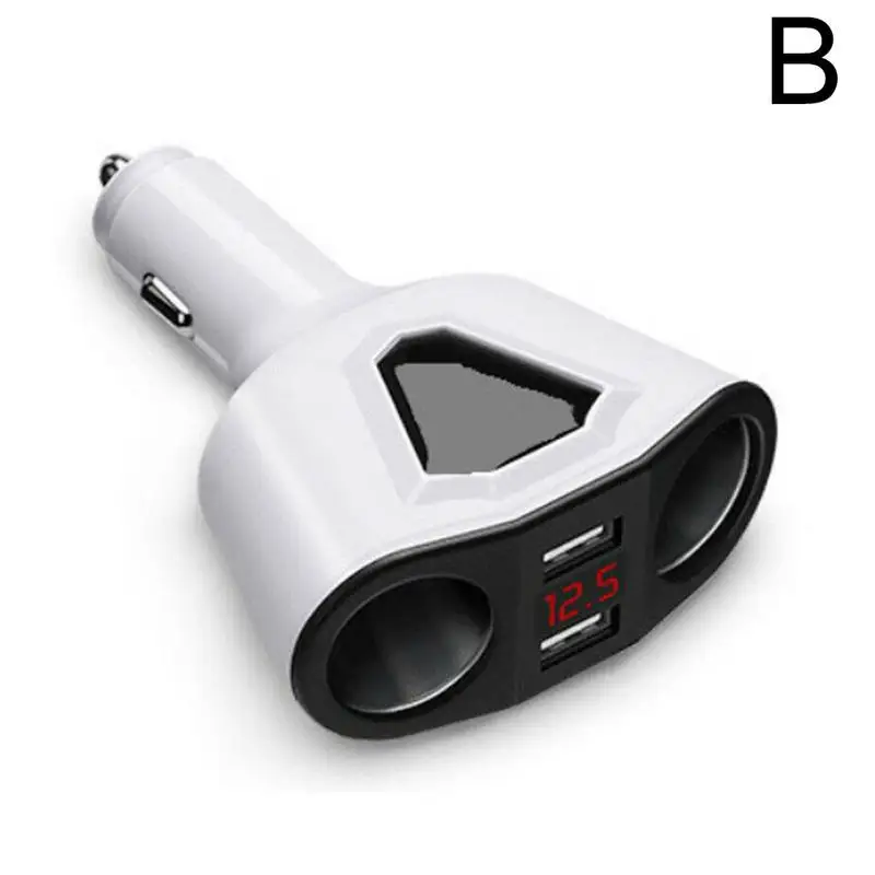 Автомобильное двойное зарядное устройство USB 5 в 3,1 а с 2 слотами для автомобильного прикуривателя S7 7, зарядка для iPhone 6, samsung, напряжение тока S6, 8, дисплей S8, B6A1