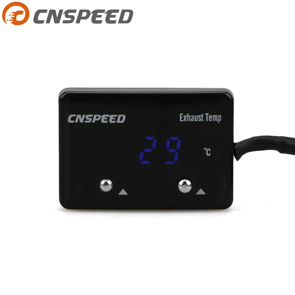 Exhaust Temp Gauge Red Blue LED Gas Meter Digital With Sensor EXT Temperature Turbo for 4WD Hilux Patrol EGT |
