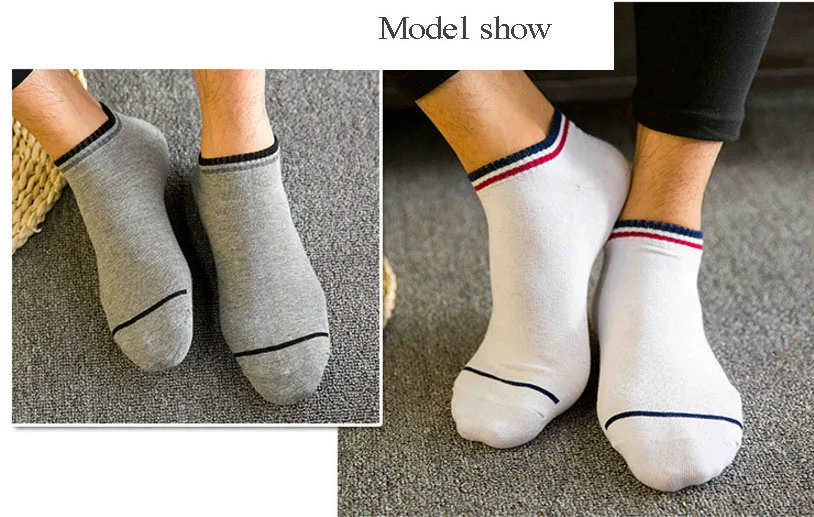 10 штук = 5 пар мужских носков все виды модных носков мужские хлопковые носки в полоску носки-лодочки четыре сезона весна и осень m