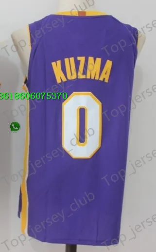 As photo Мужские baskeball Лос-Анджелеса Кайл Кузя Шорты Майки - Цвет: As photo