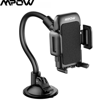 

Mpow Car Mount Universal Long Arm Windshield Dashboard Car Phone Holder with Easy Touch and Anti-skid Base for 4-6inches Phone