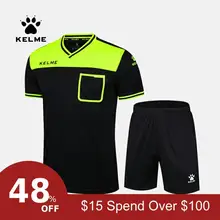 KELME футбольные майки для рефери наборы с коротким рукавом мужская Профессиональная форма Camisetas De Futbol настраиваемый футбол K15Z221