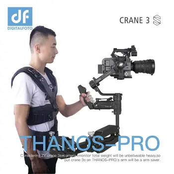 DIGITALFOTO THANOS-PRO Pro Stabilizer System Z Axis Easyrig Readyrig Support Vest For DJI RS2 RS3 PRO ZHIYUN CRANE 3S 3 Gimbal 1