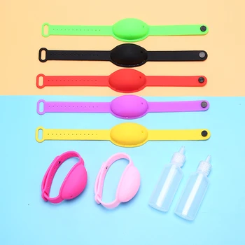 

New Silicone Mini Hand Sanitizer Disposable No Clean Detachable Cover Travel Portable Safe Gel Holder Antibacterial Hand Gel