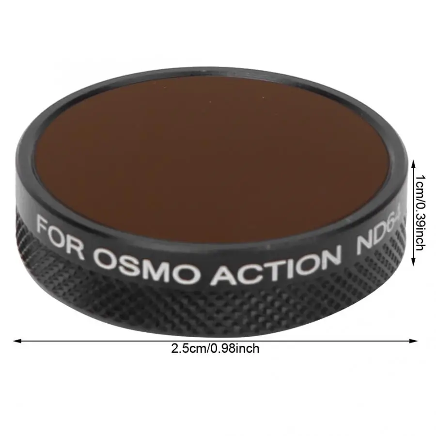 Камера Водонепроницаемый фильтр объектива ND64 для Osmo Action Sports camera s Аксессуары