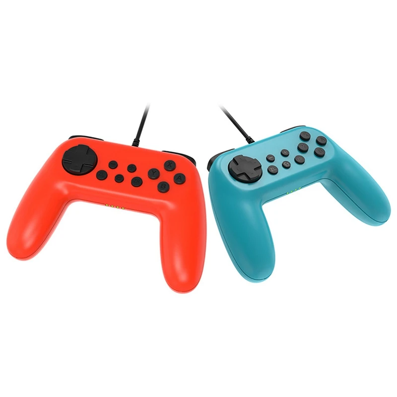 2 шт./компл. игрового контроллера геймпад для nintendo Switch геймпад проводной игровой контроллер для nintendo аксессуары для переключателей
