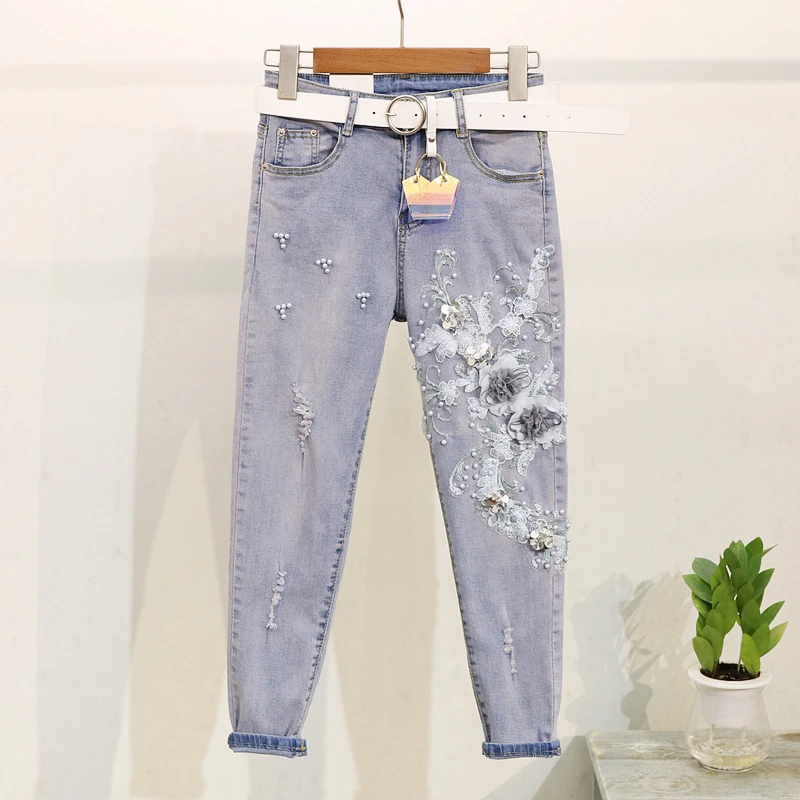 jeans pant tops for ladies