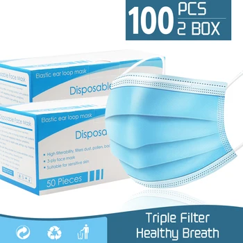 

100PCS Cotton Mask Filter Anime Mask Mouth Face Mask Anti Dust Mask Cotton Face Mask Breathing Mask Face Mask Disposable Mask