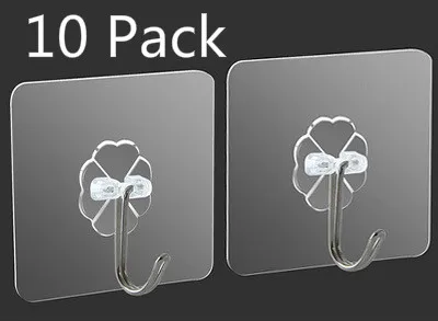 10PCS прочная прозрачная самоклеящаяся