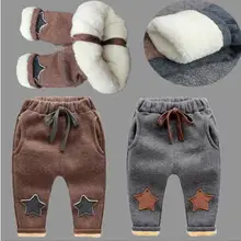 BibiCola/детские брюки для мальчиков; зимние теплые плотные брюки; повседневные леггинсы для маленьких мальчиков; Детские флисовые бархатные брюки; детская спортивная одежда