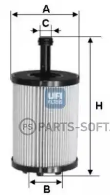 UFI 2502300 25.023.00_фильтр масл.\ VW lf 4 Audi A2/A3/TT 2.3-3.2/1.2TDi-2.0TDi 97 | Автомобили и мотоциклы