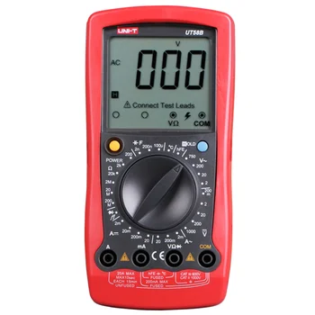 

UNI-T UT58A/UT58B General Digital Multimeters Full Icon LCD Display Capacitance Ohm Temperature Diode Transistor AC/DC Tester