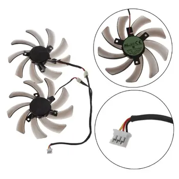 

2Pcs 95MM T129215SM 3Pin Cooler Fan For Gigabyte 7850 Radon R9 270 GTX 670 650 660Ti 550 Graphics Card Cooling Fan