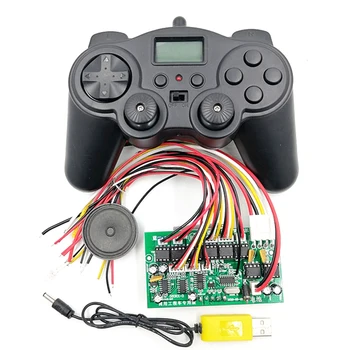 

18CH 2.4G Remote Controller Transmitter Receiver DC 6V-12V Radio System for DIY RC Excavator Toy 500M Control Distance