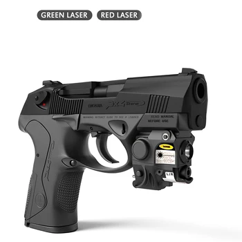 

Funpowerland Sub-compact pistol mini 80Lum flashlight red / green laser airsoft sight