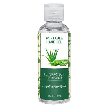 

90ml Travel Portable Tea Tree Aloe Gel Hand Sanitizer Multifunctional Moisturizing Hand Washing Liquid Cleaner Household