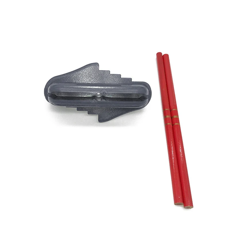 

Gray 1*Woodworking Scribe Gauge 2*Pencils 10.5*5*6cm Measure Line Ruler Drilling Connection Center Gauge