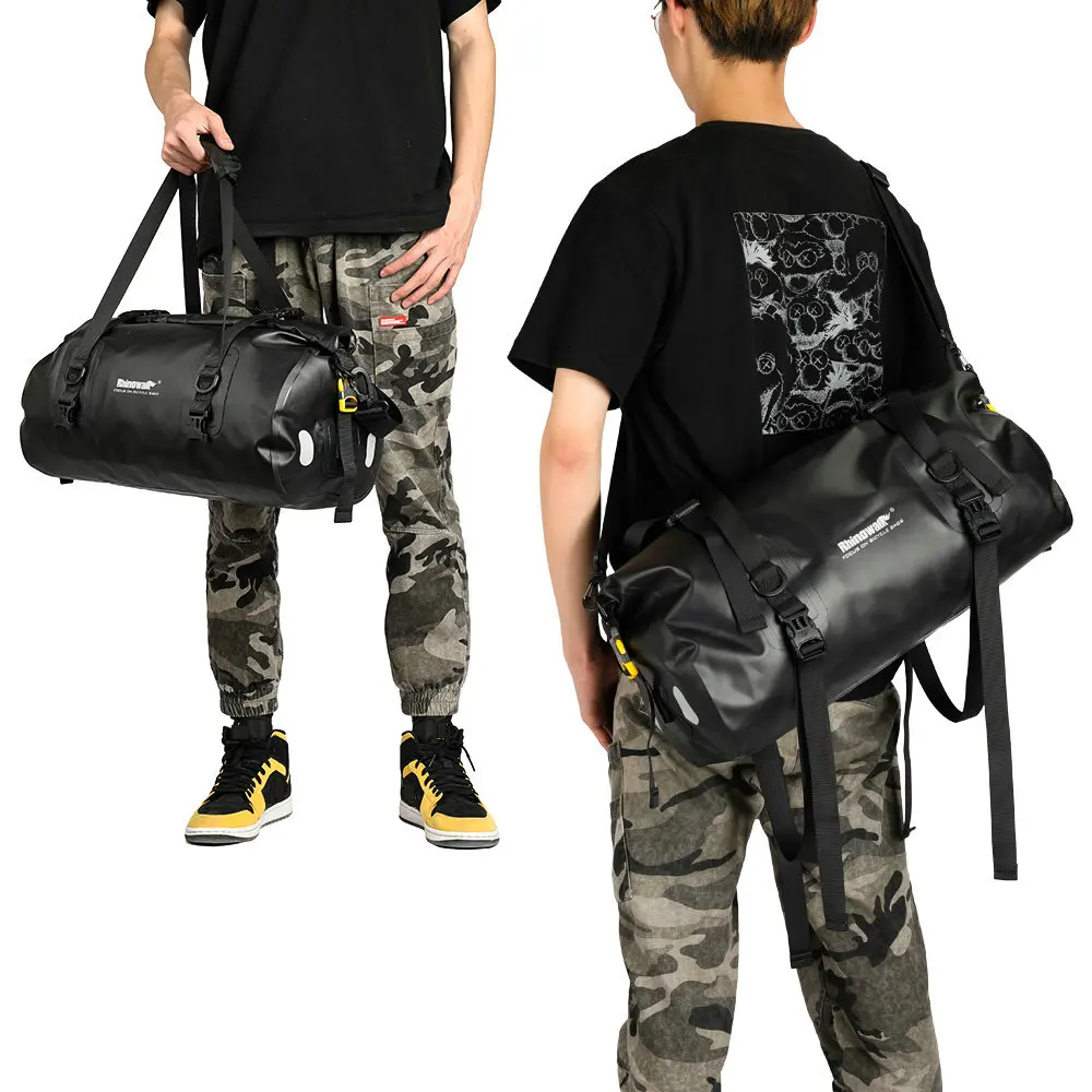 Best Rhinowalk Bicycle Saddle Bag Full Waterproof Travel Handbag Casual Cycling Bike Luggage Carrier Bag Shoulder Crossbody Bag 20L 5