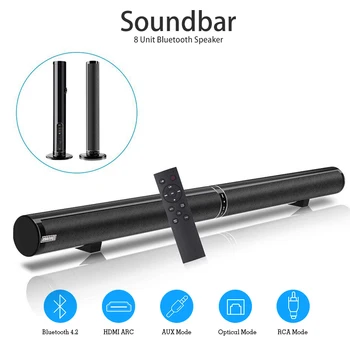 

Bluetooth Soundbar Bluetooth Speaker Detachable TV echo wall Hifi Stereo Column Dual Subwoofer Surround Home Theater Support USB
