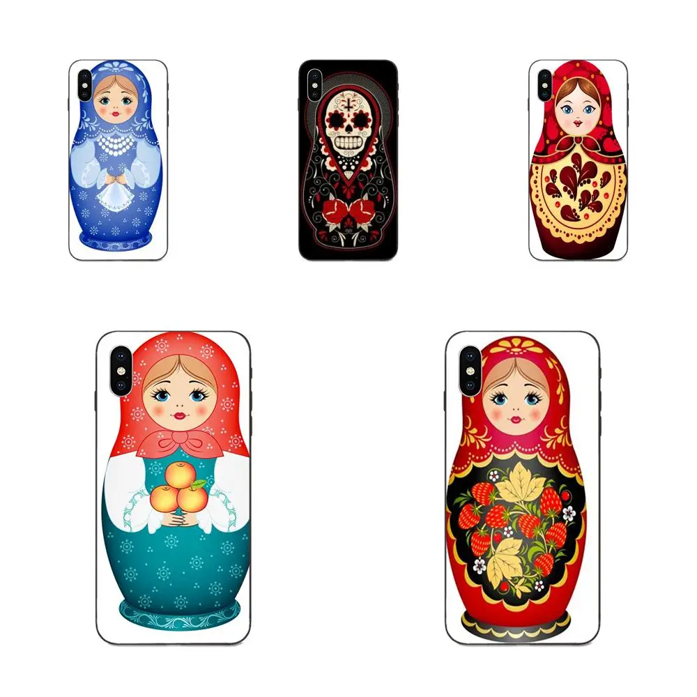 Стильный русские куклы Matryoshka мягкий чехол для мобильного телефона Galaxy A10S A20S A2 Core