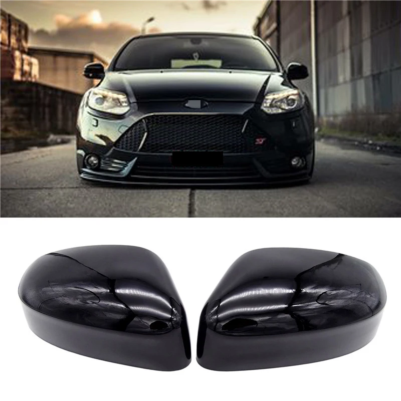 

For Ford Focus 2012 2013 2014 2015 2016 Car-Styling 1 Pair Left & Right Rearview Mirror Cover Cap Side Mirror Shell Accessories