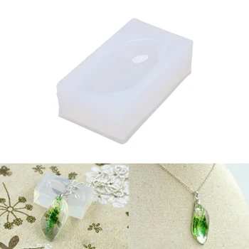 

S Shape DIY Craft Silicone Pendant Water Drop Gem Mold Resin Casing Jewelry Handmade Tool Epoxy Resin Molds Hot