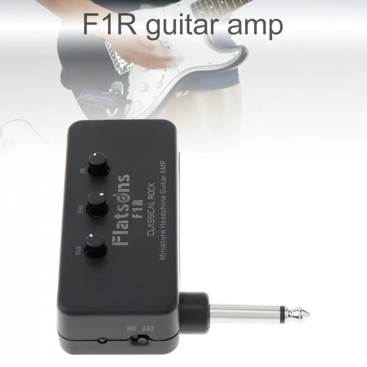 Electric Guitar Miniature Headphone Guitar Amp Amplifier Built in Classical Rock Effect