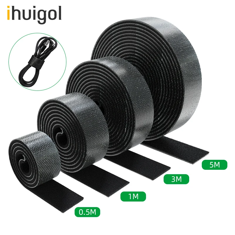 

ihuigol USB Cable Organizer Wire Winder Clip Earphone Holder Mouse HDMI Aux Cord Management For iPhone Samsung Phone USB Cables