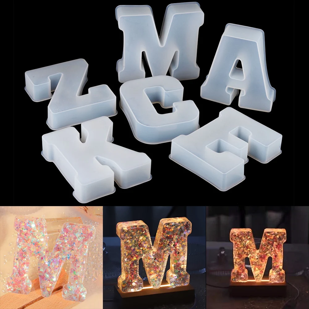 4-inch Letter Molds For Resin Casting Alphabet P