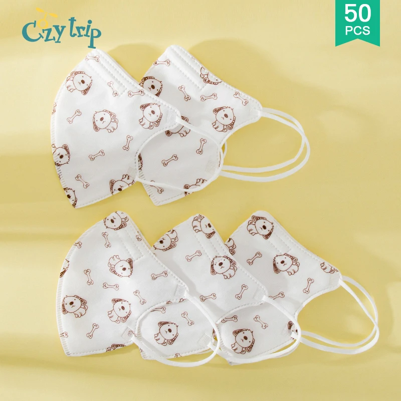 

5/10/30/50 PCS Anti Bacterial Kids Face Mask PM2.5 Anti Haze Isolation Face Mask Breathable Protective Mask for Boys Girls