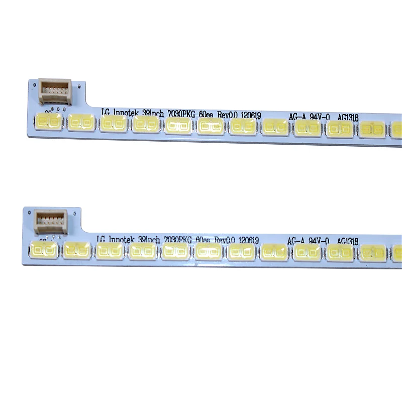 

Original 487mm LED Backlight strip 60 lamp For LG Innotek 39 inch 7030PKG 60ea Rev0.0 T390HVN01.0 73.39T03.003-0-JS1 tv parts