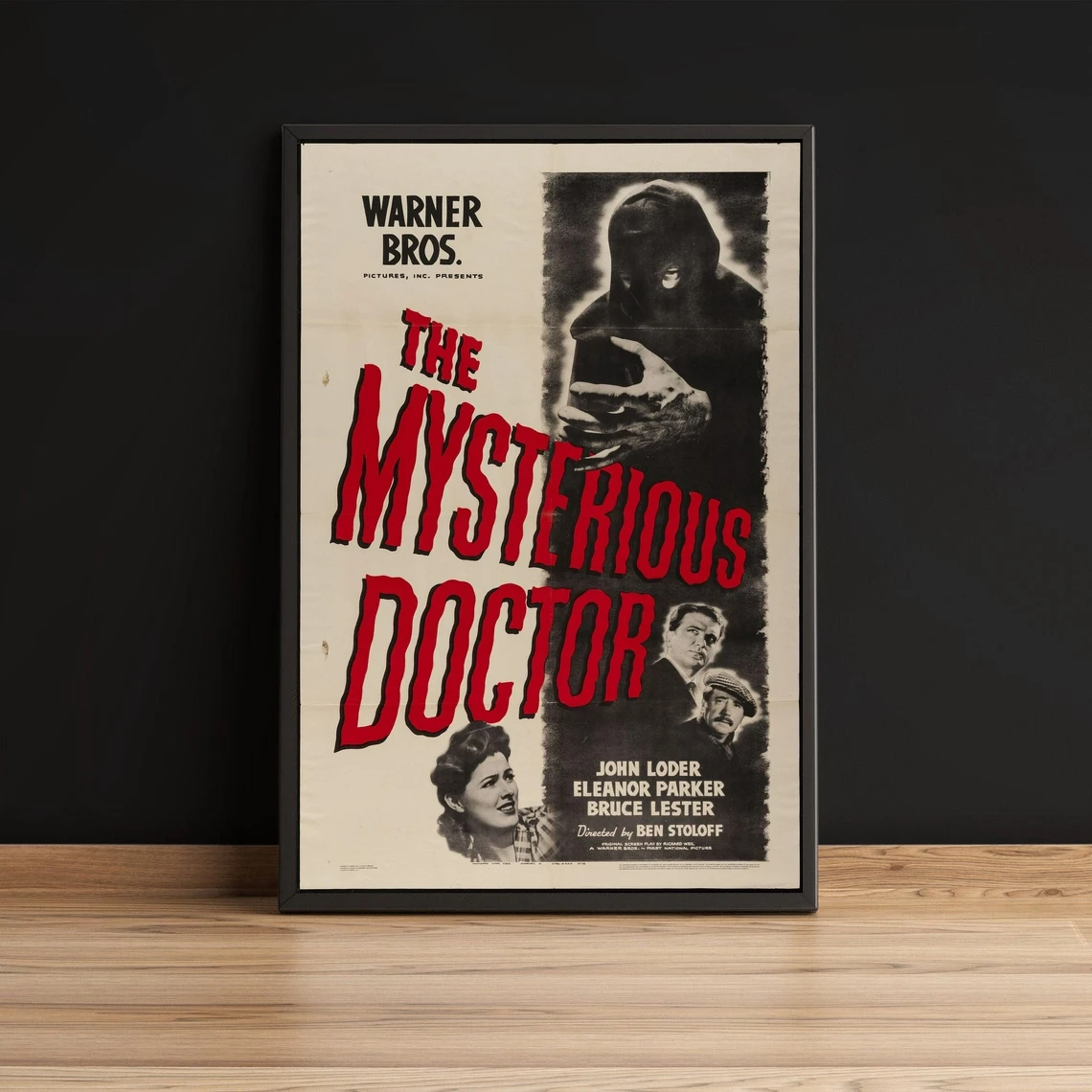 

The Mysterious Doctor Ghost Horror Retro Classic Alternative Art Deco Artwork Graphic Minimal Minimalist Movie Film Poster Print
