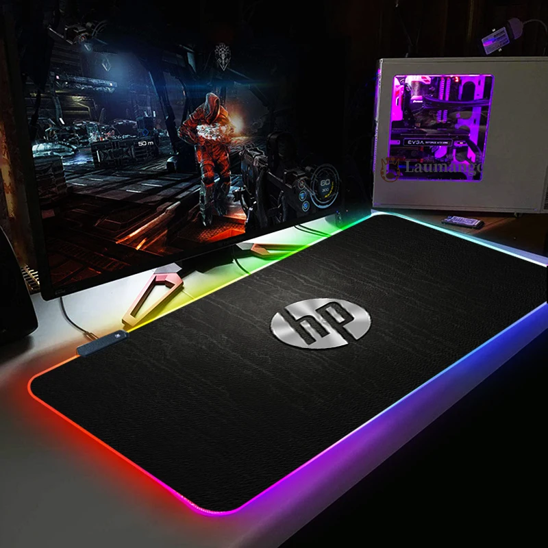 Большой игровой коврик для мыши с RGB подсветкой 900x40 0/350x600 мм со светодиодный Ной