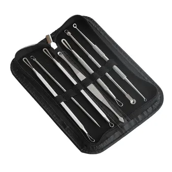 

7Pcs Blackhead Remover Tool Kit Face Skin Care Tools Facial Spot Comedone Acne Needle Clip Pimple Tweezer Blemish Personal Care