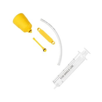 

New Bicycle High Quality Hydraulic Disc Brake Mineral Oil Deflation Kit Funnel Syringe Oil Plug Bicycle Brake Repair Tool Kit