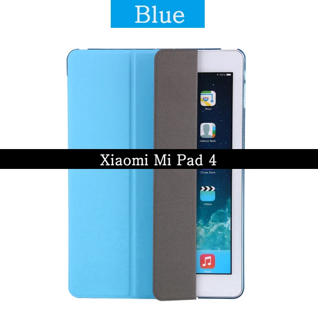 Магнитный чехол для планшета Xiaomi Mi Pad 4 8,0 дюймов wifi 4G LTE кожаный флип-чехол защитный чехол-подставка - Цвет: Xiaomi Mi Pad 4