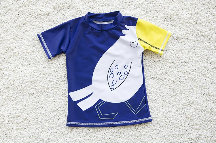 

2018 New Style KID'S Swimwear BOY'S Swimsuit Cartoon Pattern Boy Tour Bathing Suit Swimwear BOY'S Send Swim Cap