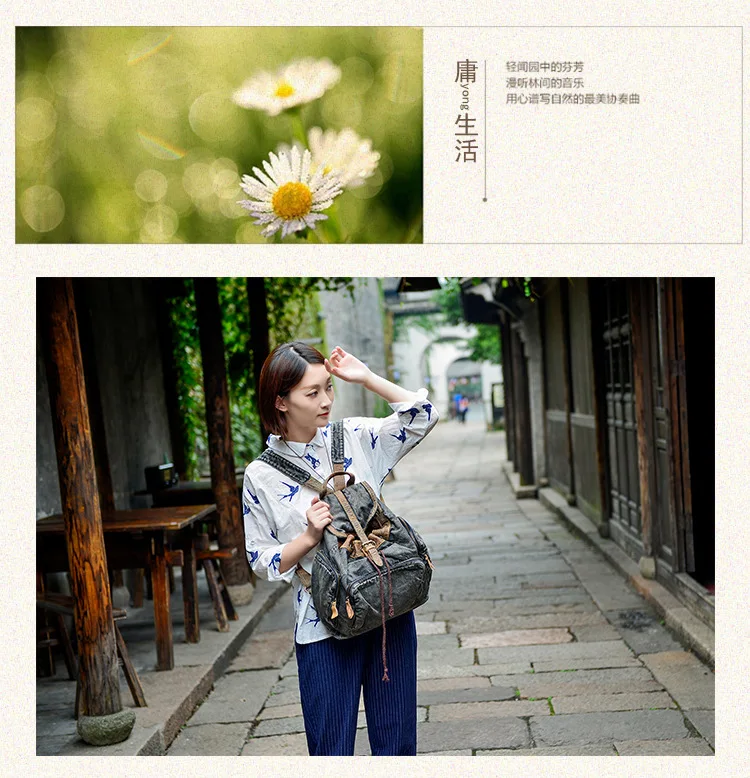Cross Border for New Style Full-grain Leather WOMEN'S Backpack Retro Versatile Handbag a Generation of Fat