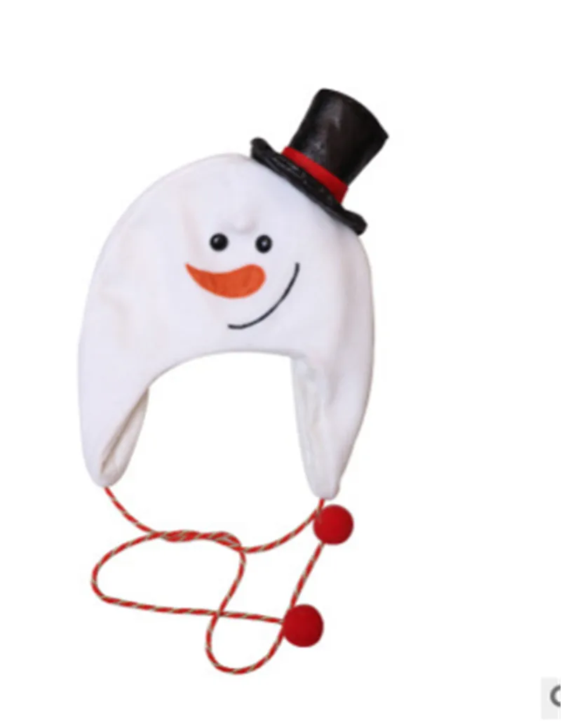 Snowman Милый плюшевый снеговик Рождество Зима Новинка шапка бини костюм аксессуар - Цвет: Snowman