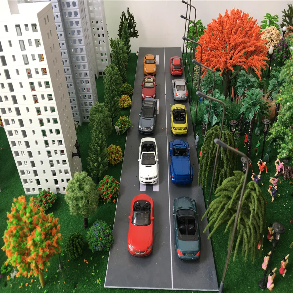 architecture model metal car kits toy4