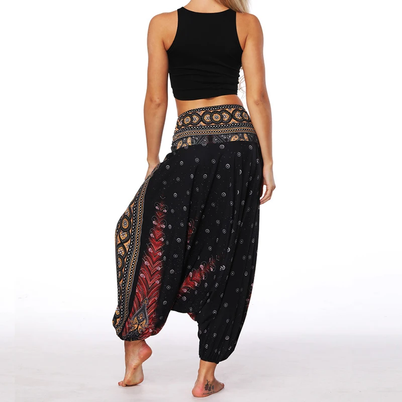 Женские шаровары брюки леггинсы мешковатые Boho хиппи Йога гарем брюки
