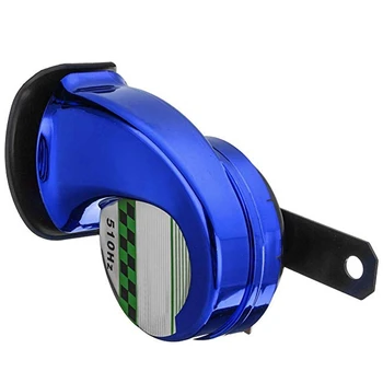 

Universal DC130Db Snail Air Motorcycle Horn Siren Loud for Car Truck Motorbike Waterproof Blue