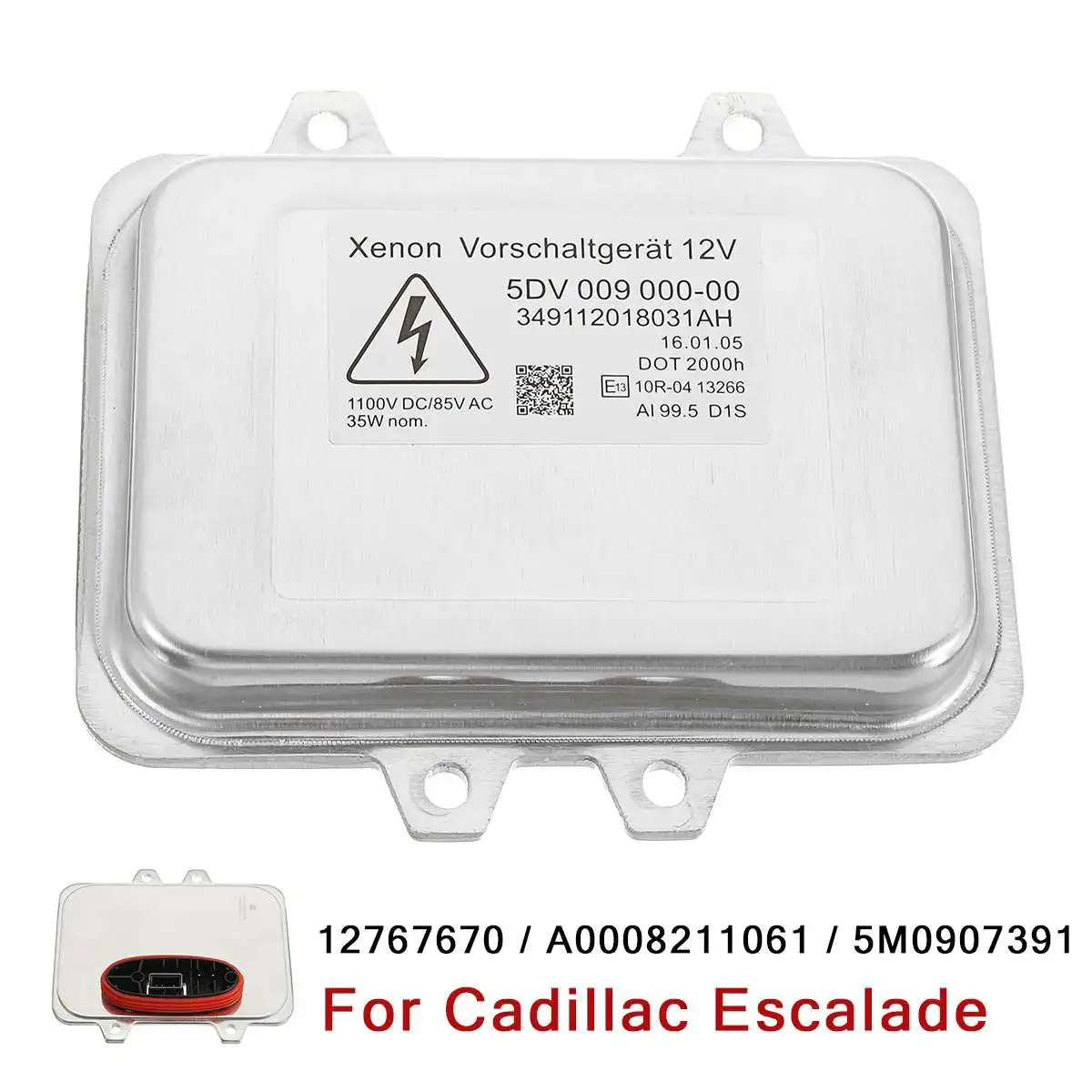 HID Xenon Headlight Ballast 12767670 A0008211061 5M0907391 for BMW E60