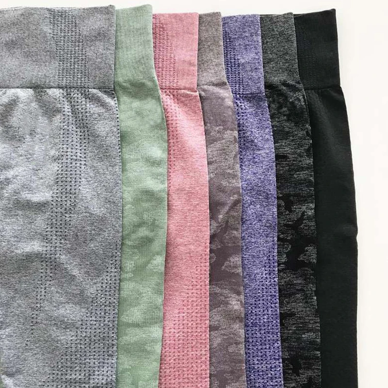 

7 Styles Vital Energy Seamless Leggings Women Fitness Running Yoga Pants High Waist Pants Hip Push Up Sport Camo Gym Leggings