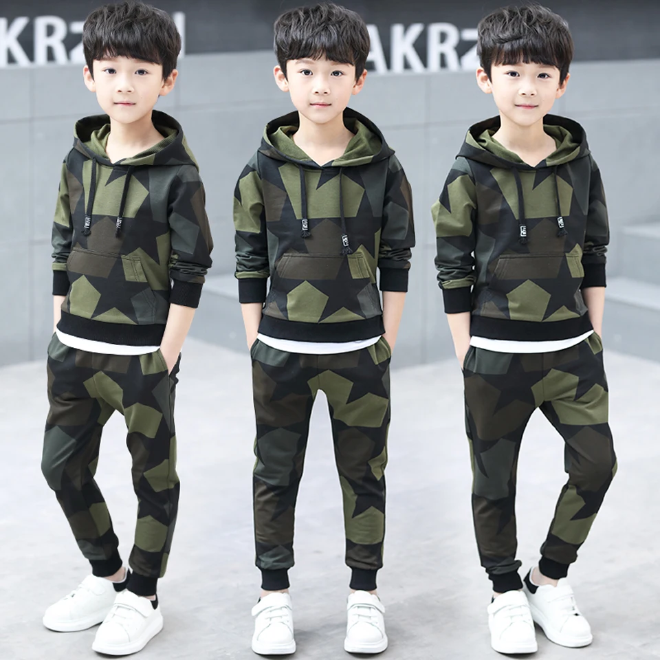 boys camouflage tracksuit