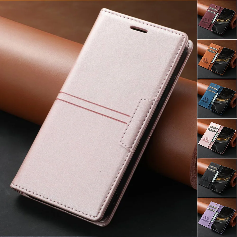 Новый матовый кожаный чехол-книжка для Sony Xperia 10 20 8 5 2 1 III II I XZ5 XZ4 компактный