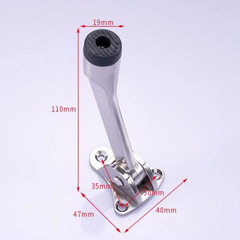 Домашний держатель дверная пробка дверной стоп безопасный Резиновый Защитный протектор цинковый сплав сверхмощный противоскользящий для спальни