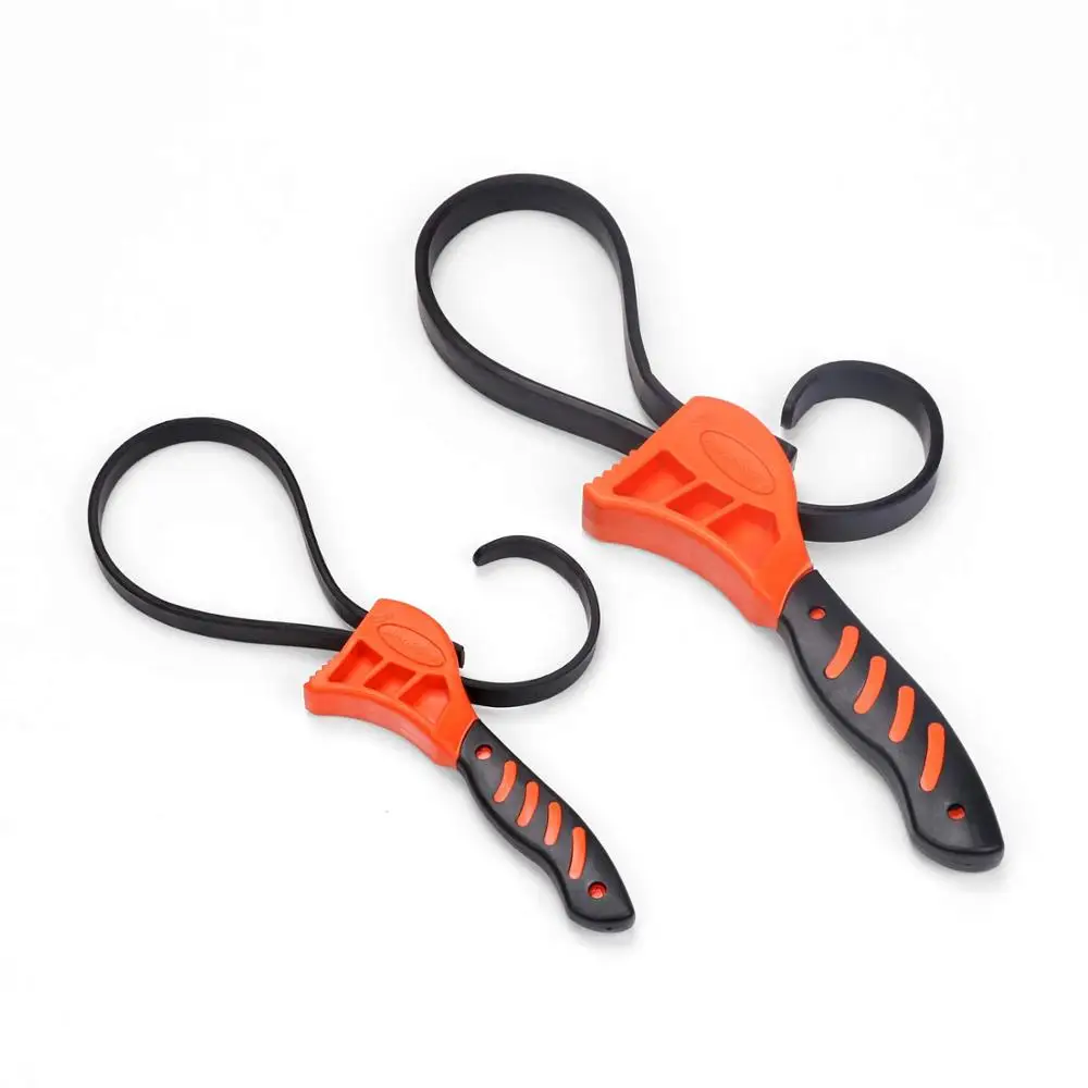 

6 Inches 8 Inches Adjustable Strap Wrench, Grip Wrench, Filter Wrench, Oil Wrench, Plumbing Wrench, Plumbers Srench